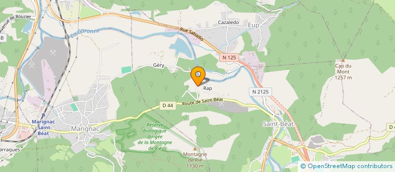 localisation de l'entreprise EXPRESS'O  SAINT-BEAT-LEZ