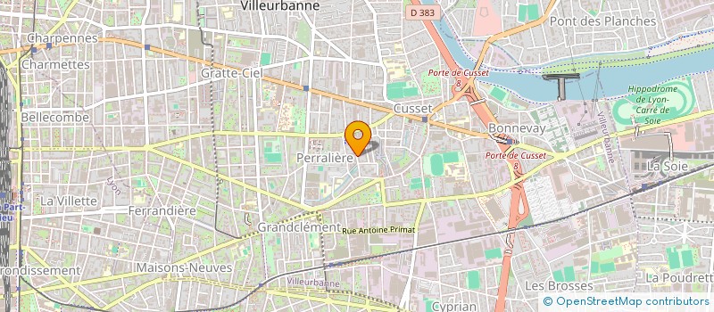 localisation de l'entreprise EXPRESS ONE  VILLEURBANNE