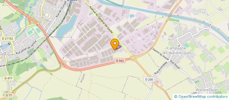localisation de l'entreprise EXPRESS PACKAGING à ARQUES