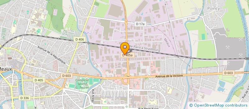 localisation de l'entreprise EXPRESS PALETTES  MEAUX