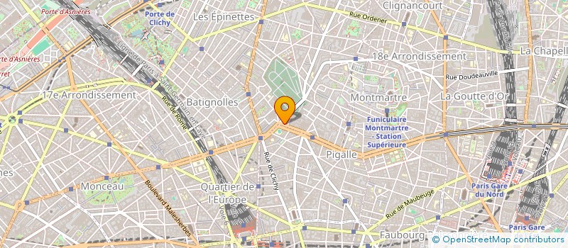 localisation de l'entreprise EXPRESS QUALITE TRANSPORTS  PARIS
