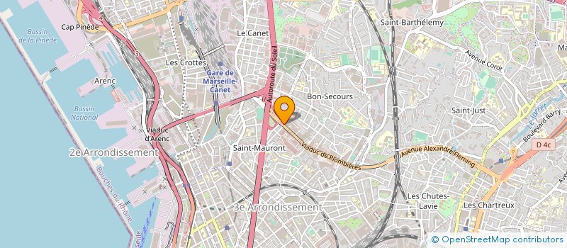 localisation de l'entreprise EXPRESS REPASSAGE à MARSEILLE