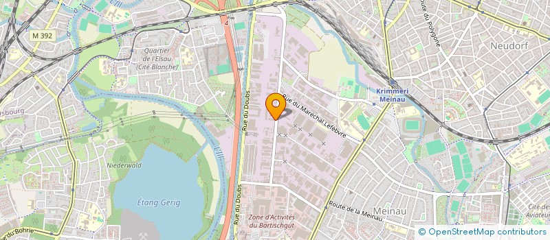 localisation de l'entreprise EXPRESS REPRO à STRASBOURG