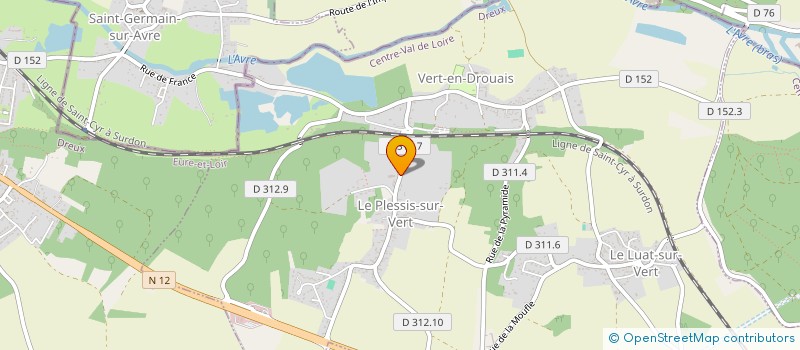 localisation de l'entreprise EXPRESS ROUTAGE SERVICE à VERT-EN-DROUAIS