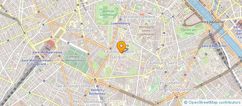 localisation de l'entreprise EXPRESS SAINT JACQUES à PARIS