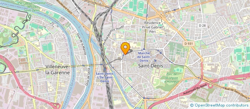 localisation de l'entreprise EXPRESS SELF à SAINT-DENIS
