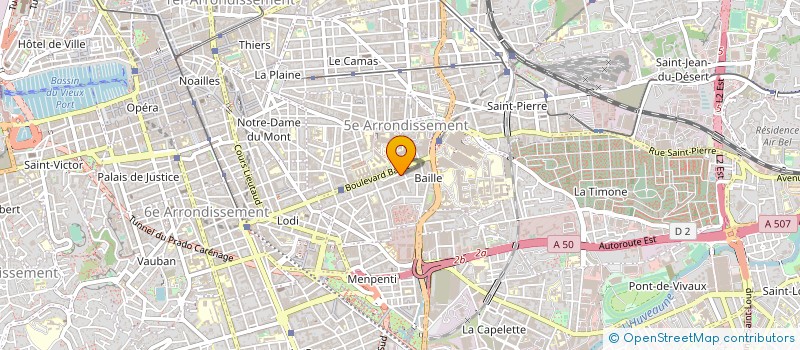 localisation de l'entreprise EXPRESS SERVICE MEDICAL à MARSEILLE