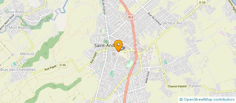 localisation de l'entreprise EXPRESS-SERVICES  SAINT-ANDRE