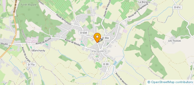 localisation de l'entreprise EXPRESS TAXI AERO 31 à VACQUIERS