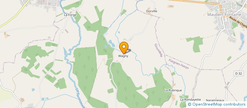 localisation de l'entreprise EXPRESS TRANSPORT  AUVILLERS LES FORGES