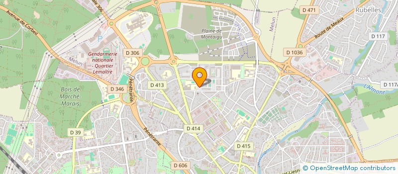 localisation de l'entreprise EXPRESS TRANSPORT ET LOGISTIQUE à MELUN