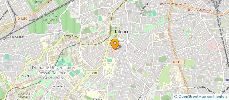 localisation de l'entreprise EXPRESS TS  TALENCE