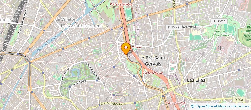 localisation de l'entreprise EXPRESS VTC  PARIS