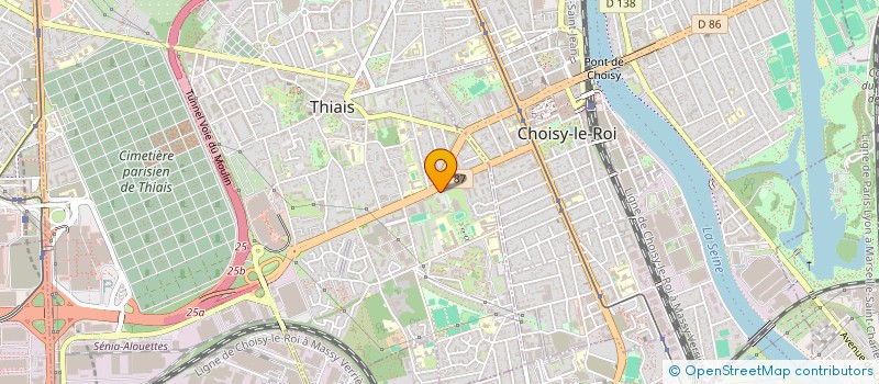 localisation de l'entreprise EXPRESS YOUR DANCE  THIAIS