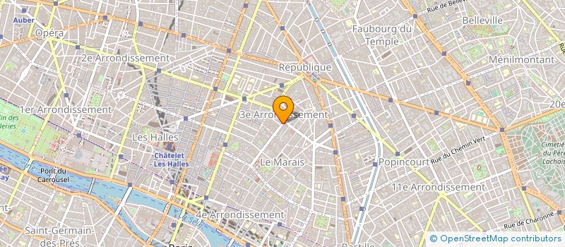 localisation de l'entreprise EXPRESS YOUR TEE  PARIS