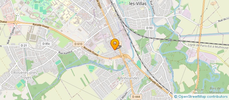 localisation de l'entreprise EXPRESS236  BREVIANDES