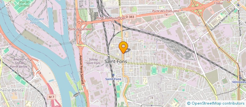localisation de l'entreprise EXPRESS24 à SAINT-FONS