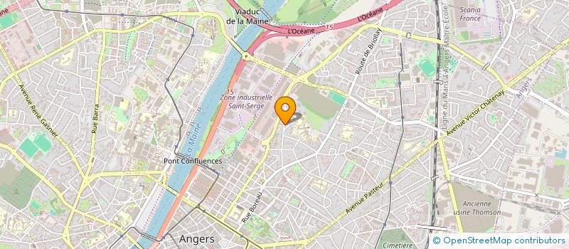 localisation de l'entreprise EXPRESSBUY à ANGERS