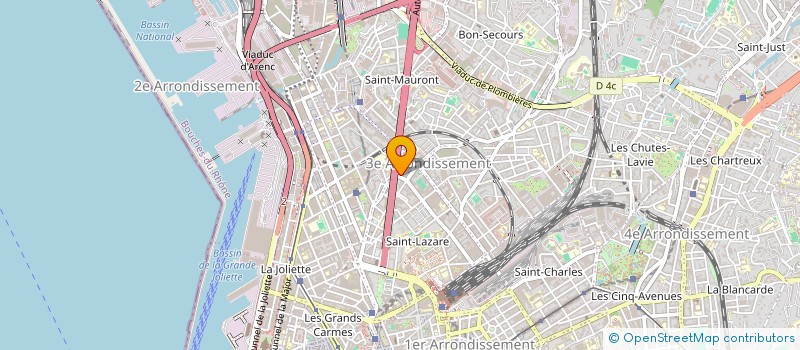 localisation de l'entreprise EXPRESSE AUTO 13  MARSEILLE