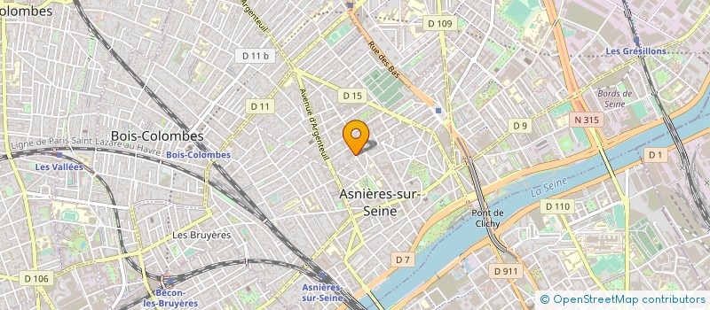 localisation de l'entreprise EXPRESSE AUTO  ASNIERES-SUR-SEINE