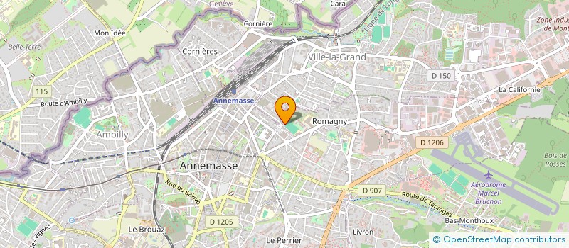 localisation de l'entreprise EXPRESSIO  ANNEMASSE