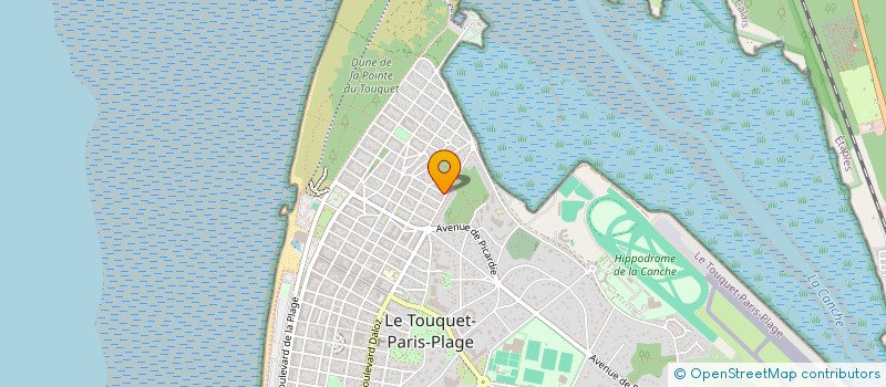 localisation de l'entreprise EXPRESSION à LE TOUQUET-PARIS-PLAGE