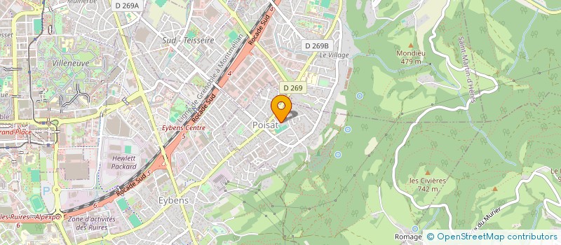 localisation de l'entreprise EXPRESSION  POISAT