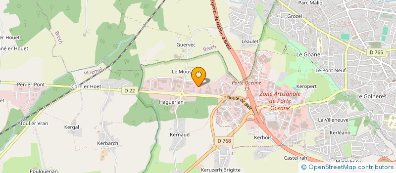 localisation de l'entreprise EXPRESSION  BADEN