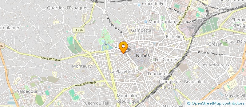 localisation de l'entreprise EXPRESSION  NIMES