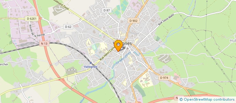 localisation de l'entreprise EXPRESSION 50 à VALOGNES