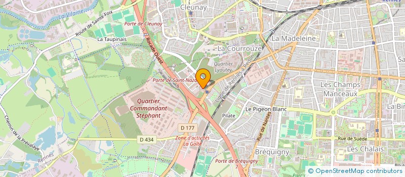 localisation de l'entreprise EXPRESSION  SAINT-JACQUES-DE-LA-LANDE