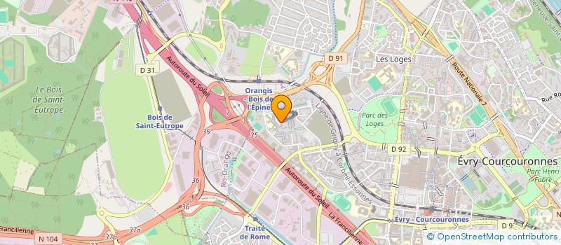 localisation de l'entreprise EXPRESSION ACCES A LA CULTURE TECHNIQUE  EVRY-COURCOURONNES