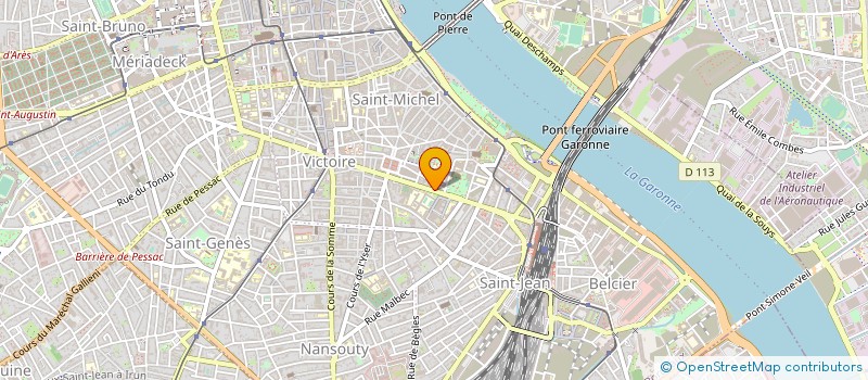 localisation de l'entreprise EXPRESSION AP SARL à BORDEAUX