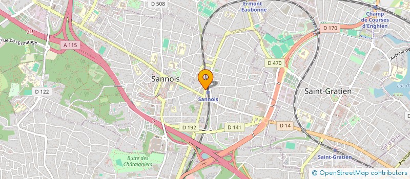 localisation de l'entreprise EXPRESSION AUDIO VIDEO à SANNOIS