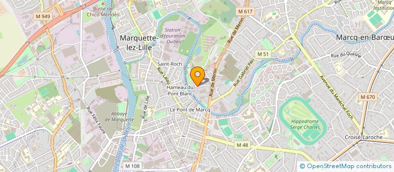 localisation de l'entreprise EXPRESSION BOIS VP à MARCQ-EN-BARŒUL
