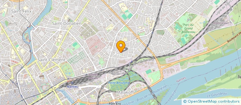 localisation de l'entreprise EXPRESSION CORPORELLE ET RELAXATION : DES VALISES ET DES BULLES  NANTES