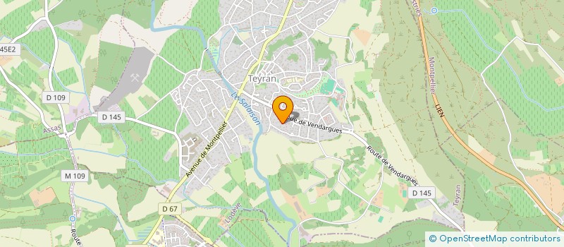 localisation de l'entreprise EXPRESSION DANSE 34  TEYRAN