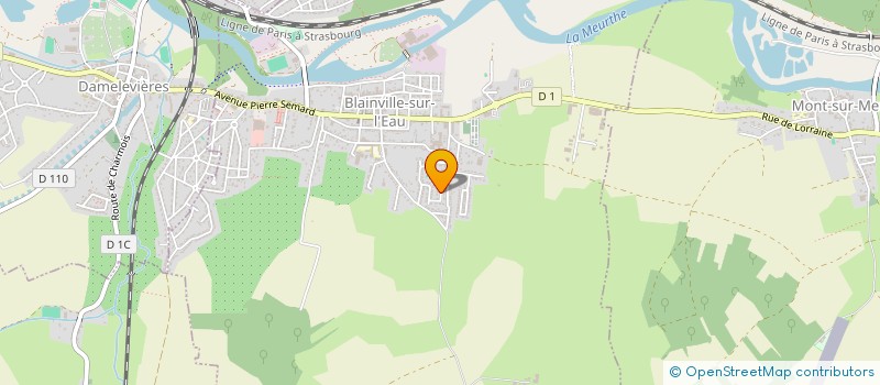 localisation de l'entreprise EXPRESSION DANSE  BLAINVILLE-SUR-L'EAU