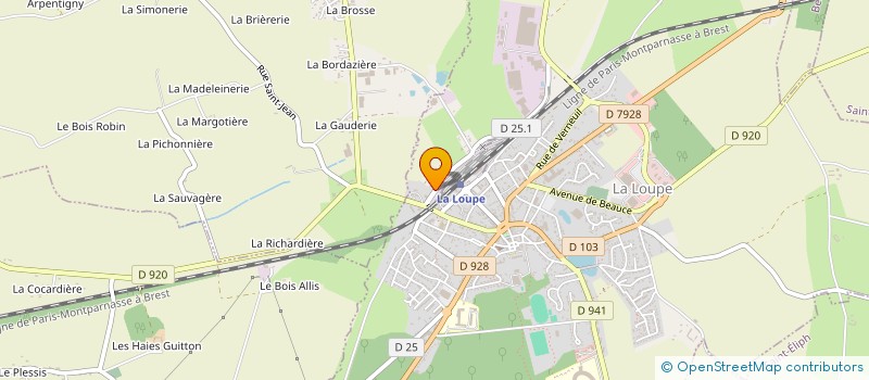 localisation de l'entreprise EXPRESSION DE L'ART à SAINT-ELIPH