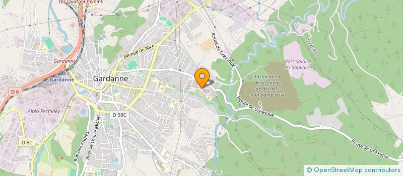 localisation de l'entreprise EXPRESSION ET FITNESS à GARDANNE