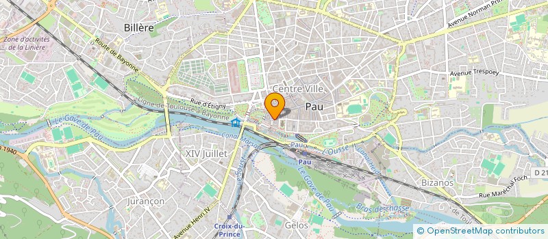 localisation de l'entreprise EXPRESSION LIBRE à PAU