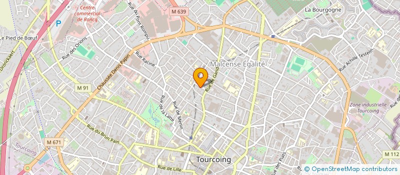 localisation de l'entreprise EXPRESSION PEINTURE  TOURCOING