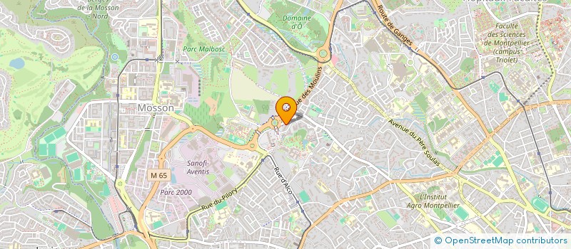 localisation de l'entreprise EXPRESSION SUCREE à MONTPELLIER