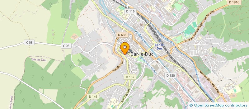 localisation de l'entreprise EXPRESSIONS à BAR-LE-DUC