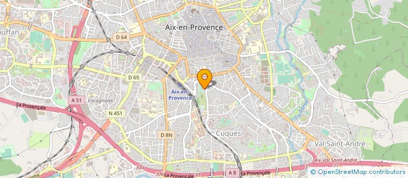 localisation de l'entreprise EXPRESSIONS à AIX-EN-PROVENCE
