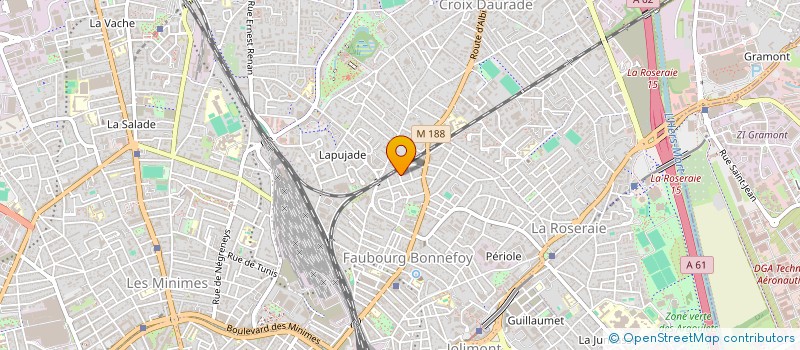 localisation de l'entreprise EXPRESSIONS BUISSONNIERES  TOULOUSE