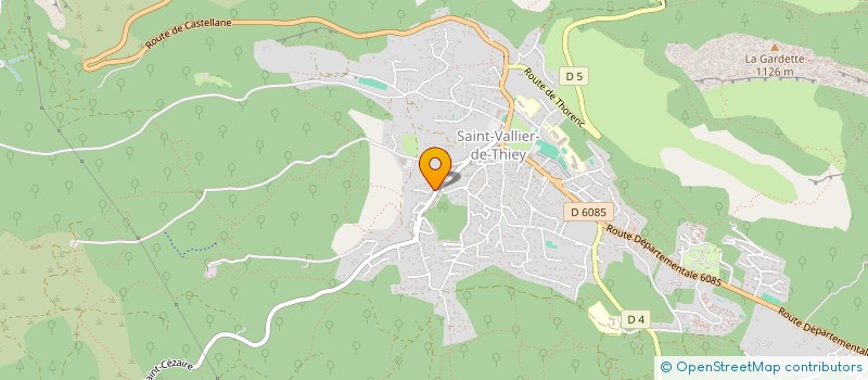 localisation de l'entreprise EXPRESSIONS D'AILLEURS à SAINT-VALLIER-DE-THIEY