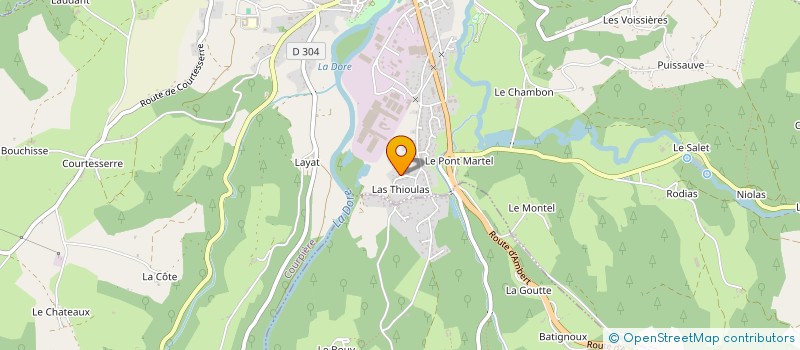 localisation de l'entreprise EXPRESSIONS DES TERROIRS à COURPIERE