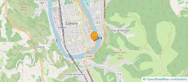 localisation de l'entreprise EXPRESSIONS ET EQUILIBRE  CAHORS