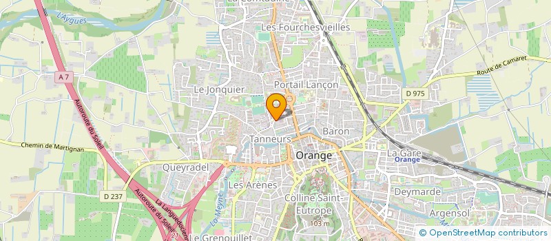 localisation de l'entreprise EXPRESSIONS LITTERAIRES UNIVERSELLES à ORANGE